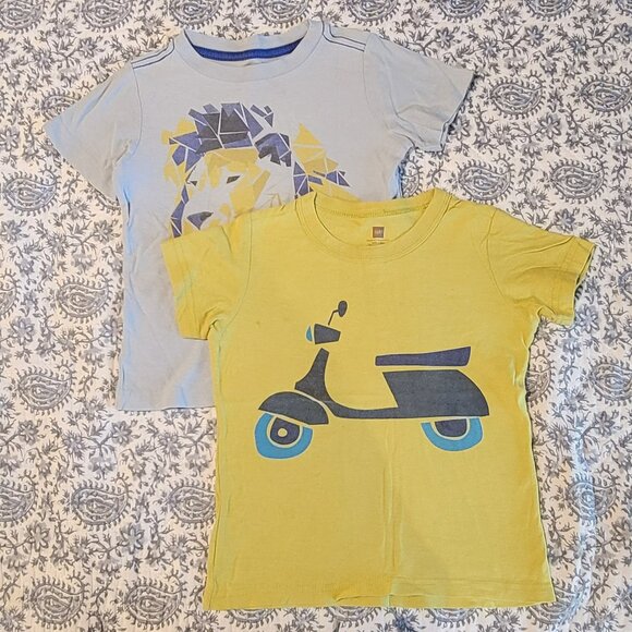 TEA COLLECTION Short Sleeve Tshirt Combo - Size 3 (PRE-LOVED) - Picture 1 of 10